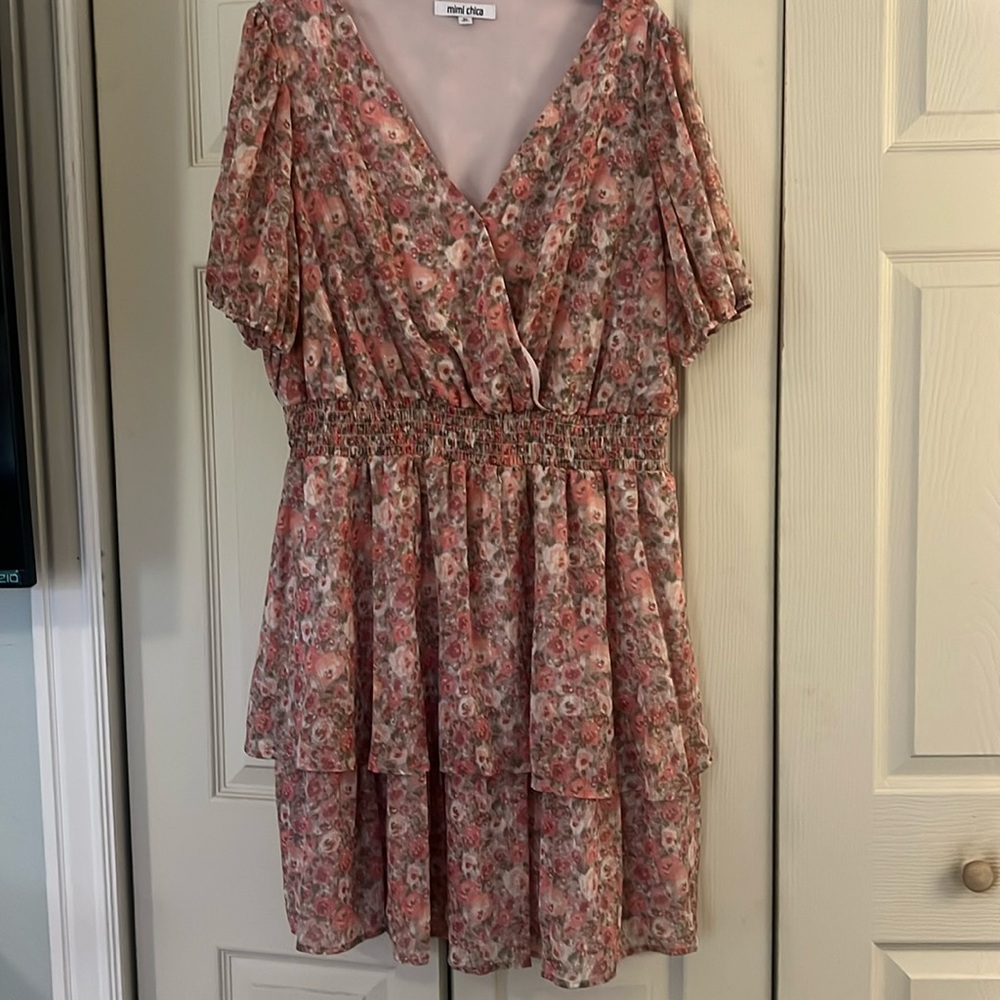 Mimi Chica 3x floral dress